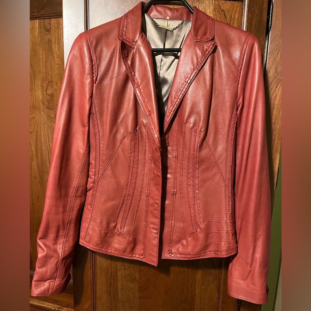 Elie Tahari Leather Jacket